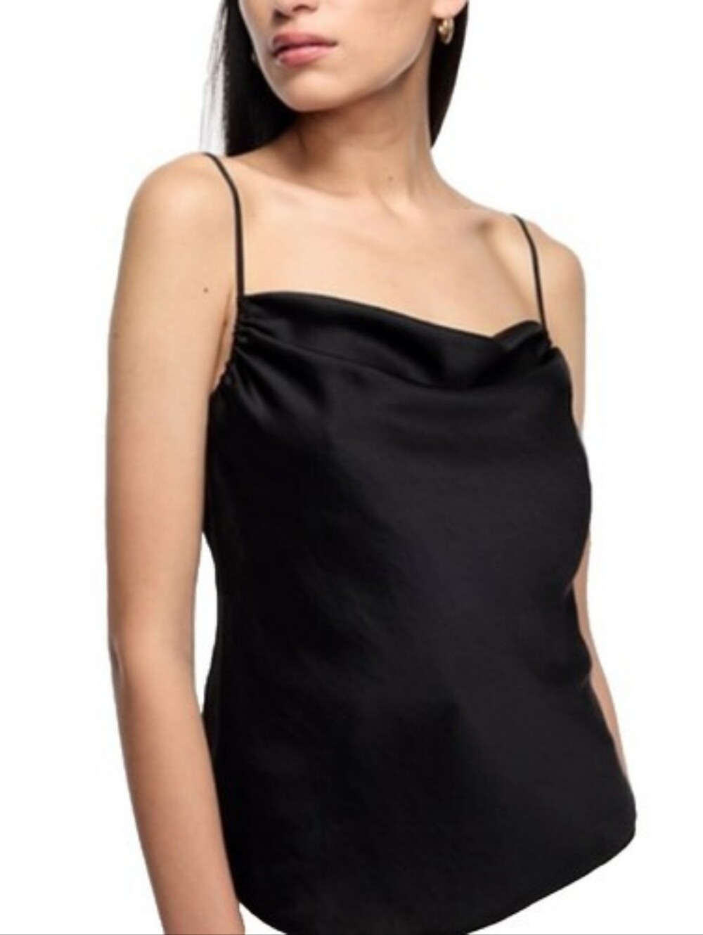 Aritzia Black Allusion Satin Camisole Size Small NWOT